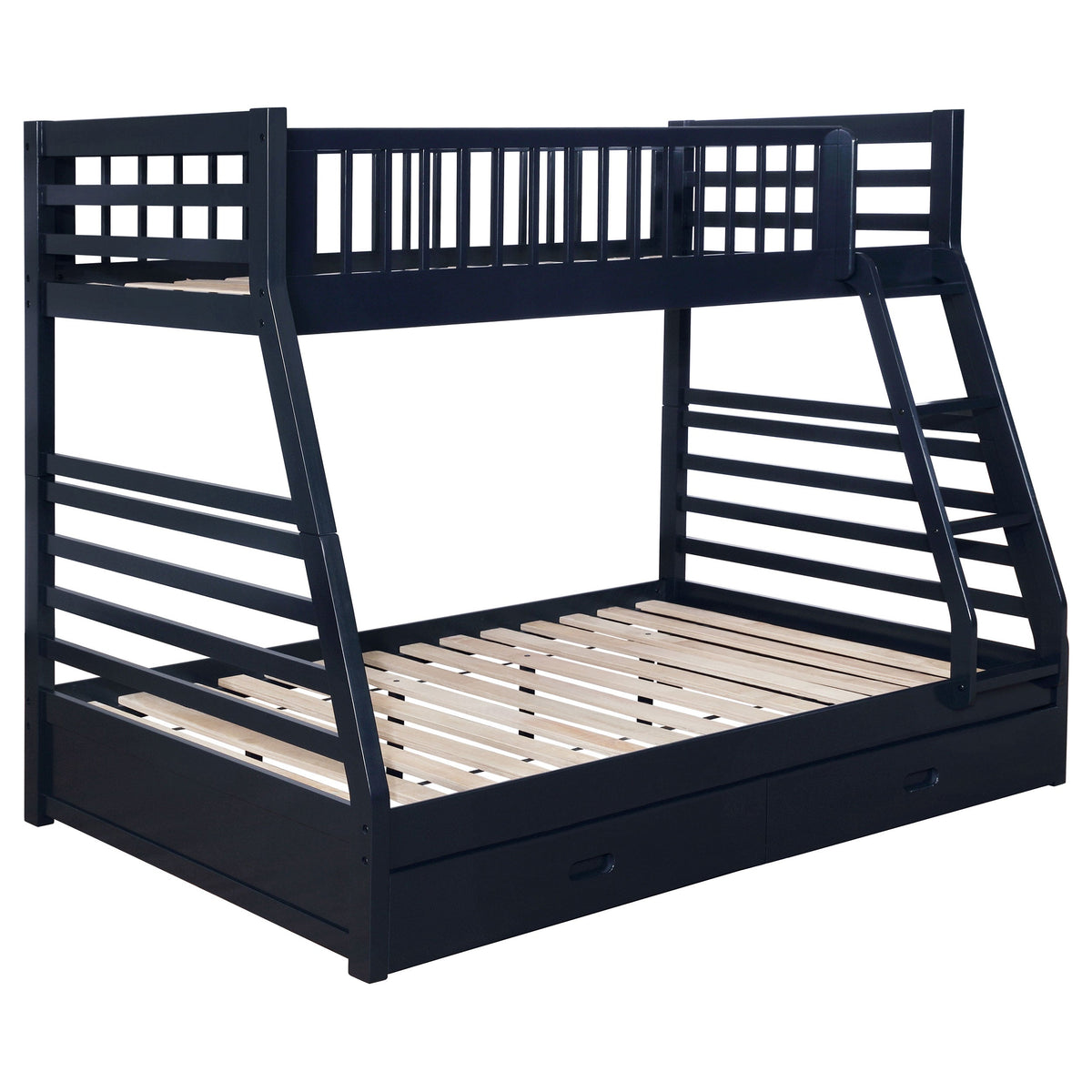 Ashton 2-drawer Wood Twin Over Full Bunk Bed