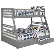 Ashton 2-drawer Wood Twin Over Full Bunk Bed