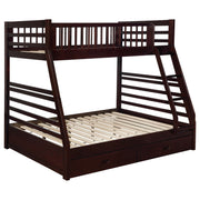 Ashton 2-drawer Wood Twin Over Full Bunk Bed