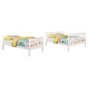 Chapman Wood Twin Over Twin Bunk Bed