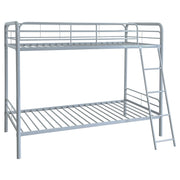 Carson Metal Twin Over Twin Bunk Bed Glossy