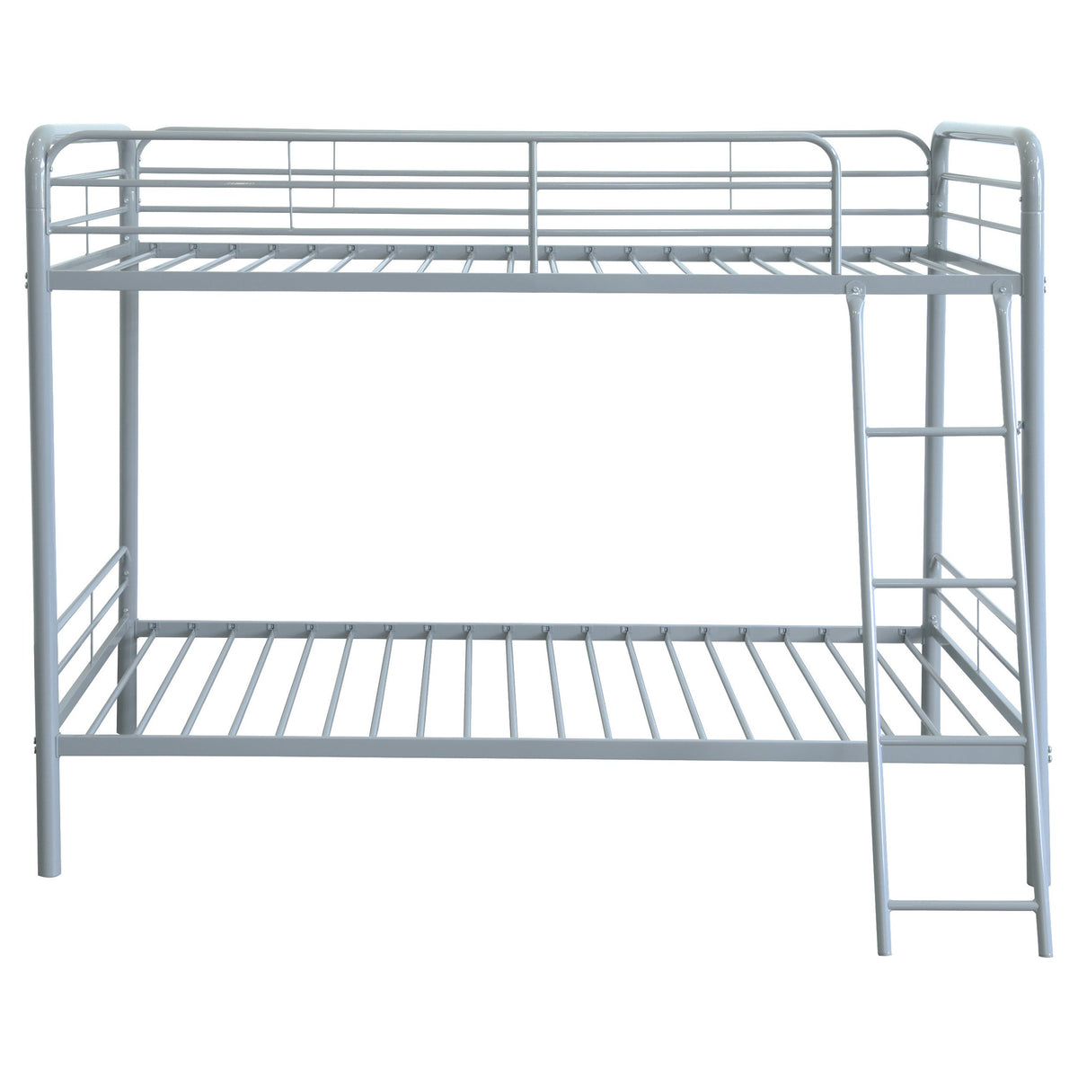 Carson Metal Twin Over Twin Bunk Bed Glossy