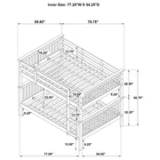 Chapman Wood Twin Over Twin Bunk Bed