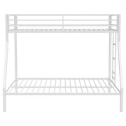 Alevera Metal Twin Over Twin Bunk Bed with Ladder