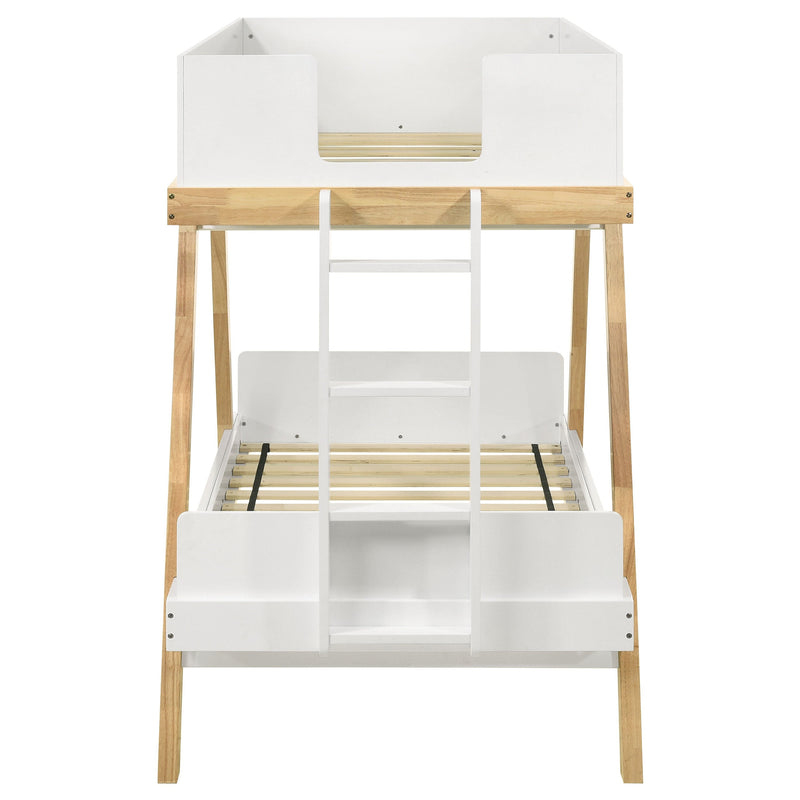 Frankie Wood Twin Over Twin Bunk Bed