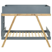 Frankie Wood Twin Over Twin Bunk Bed