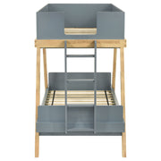 Frankie Wood Twin Over Twin Bunk Bed
