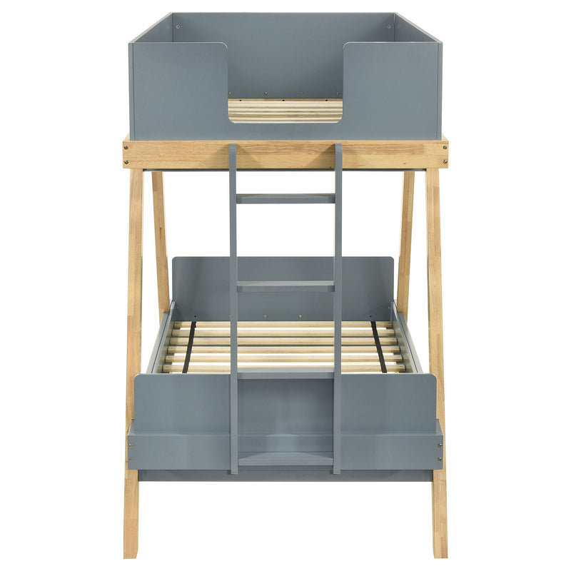 Frankie Wood Twin Over Twin Bunk Bed