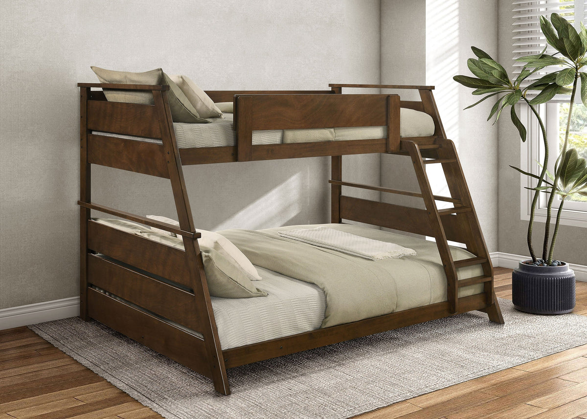 Holden Wood Veneer Twin Over Full Bunk Bed