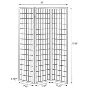 Carrie 3-Panel Room Divider Folding Shoji Screen