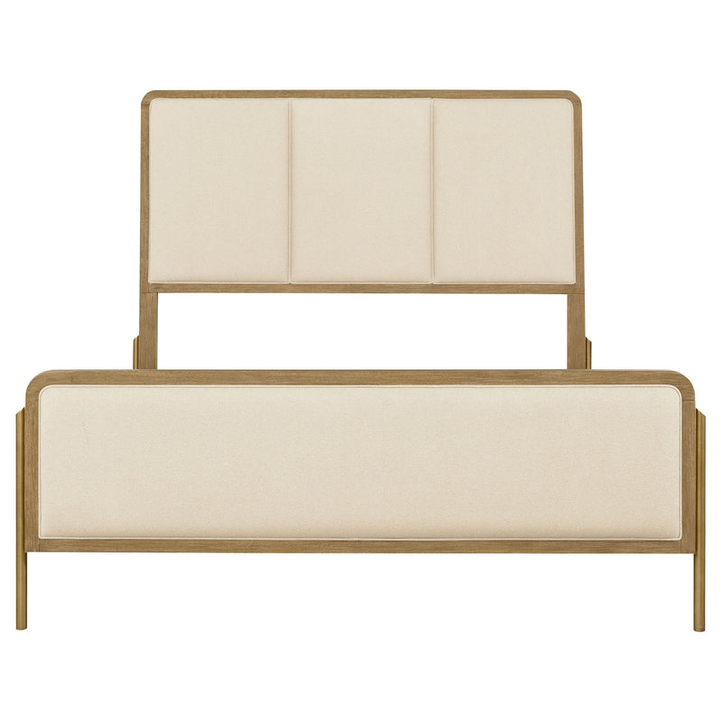 Arini 56-inch Eastern King Panel Bed Cream and Sand Wash