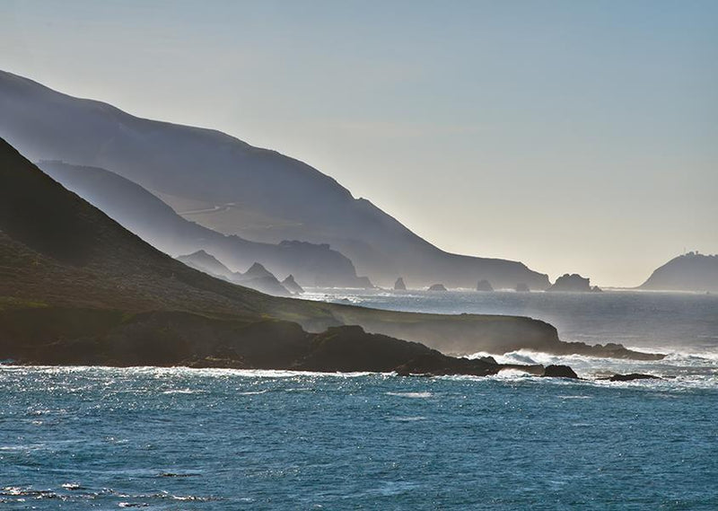 On The Coast (Framed) - Blue