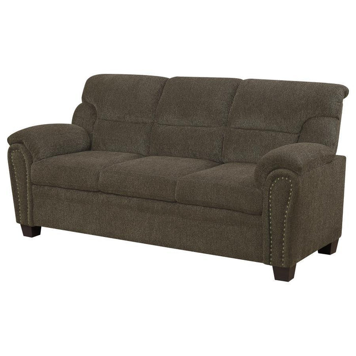 Clemintine - Upholstered Sofa with Nailhead Trim