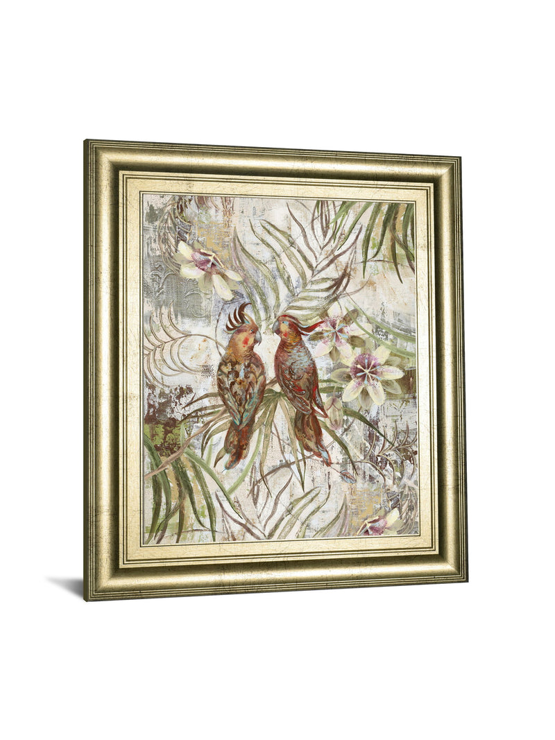 Eye To Eye By Sofi Taylor - Framed Print Wall Art - Green