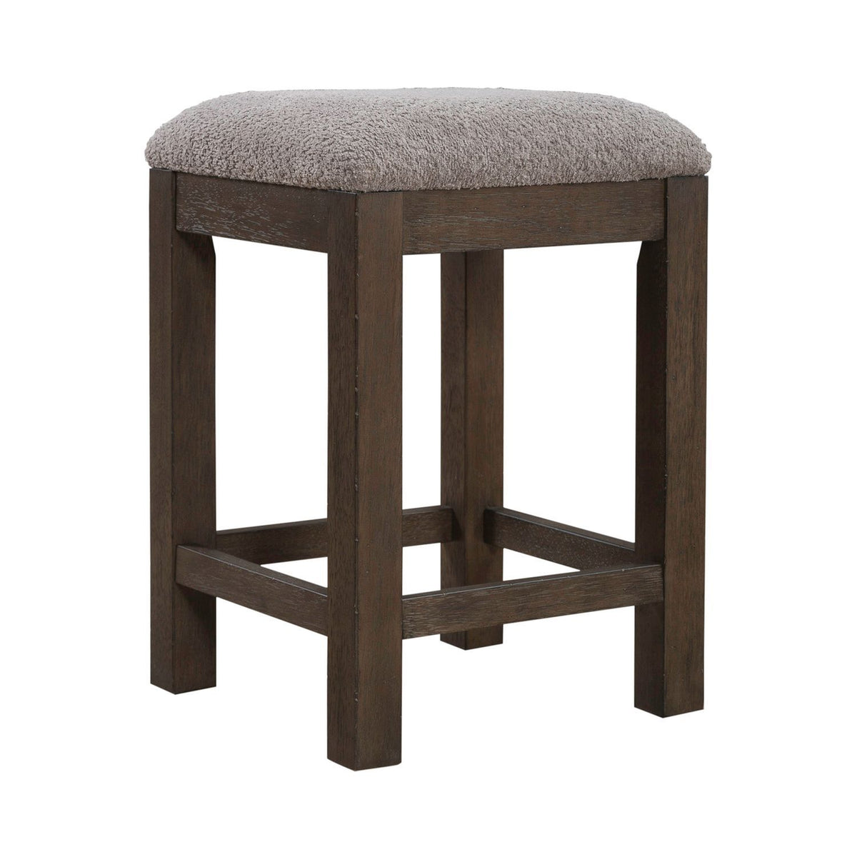 Cascade Falls - Upholstered Console Stool - Satin Espresso