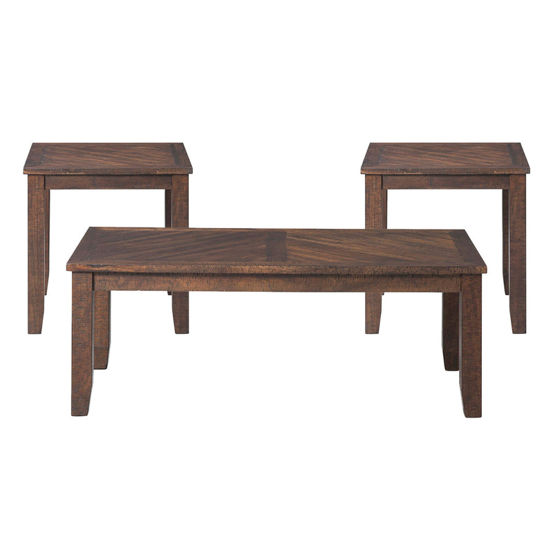 Jax - 3 Table Occasional Set - Dark Walnut
