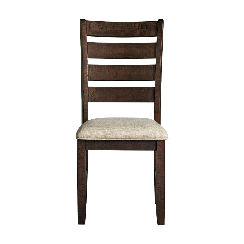 Jax - Ladder Back Side Chair (Set of 2) - Smokey Walnut