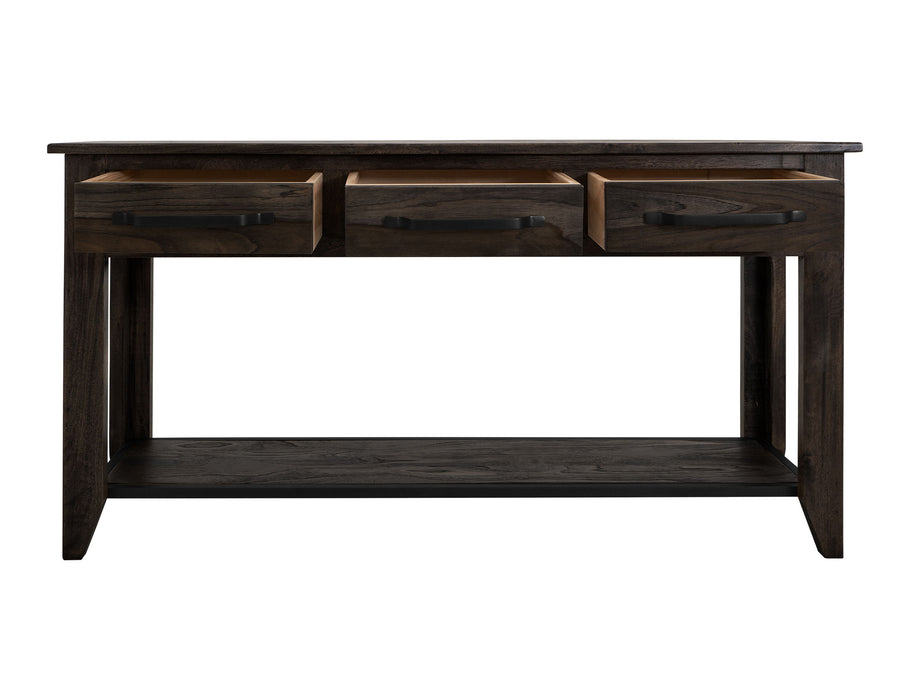 Teak - Sofa Table - Oil Black