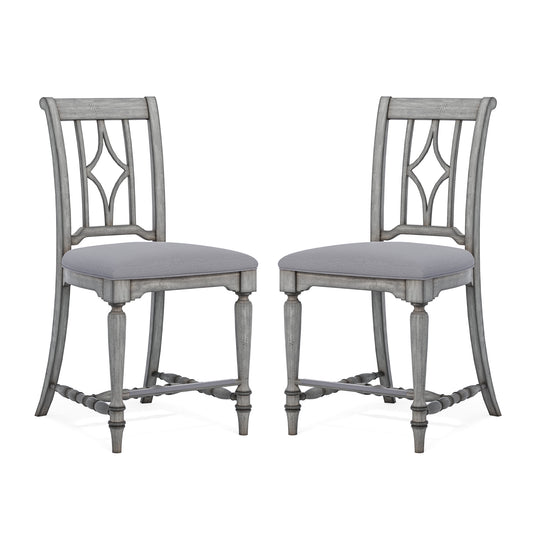 Flexsteel Plymouth Pair of Armless Dining Chairs