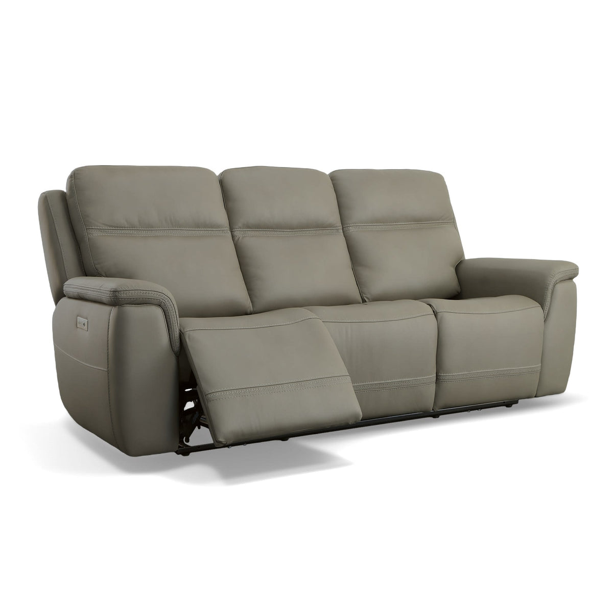 Flexsteel Sawyer Power Reclining Sofa with Power Headrests & Lumbar