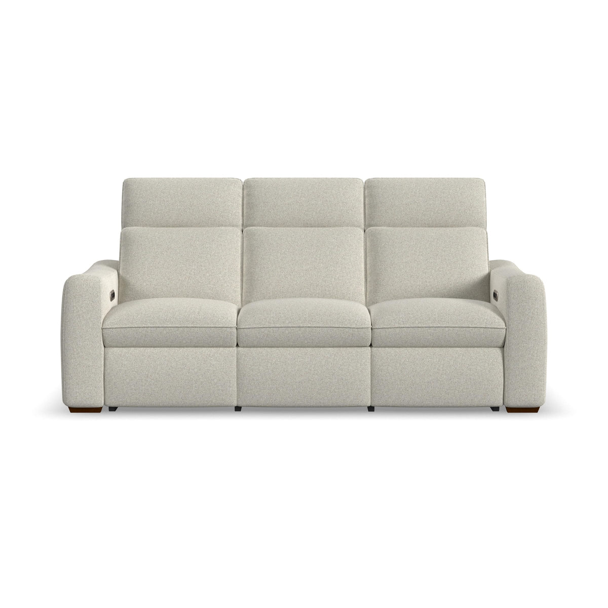 Flexsteel Ava Power Reclining Sofa with Power Headrest & Lumbar