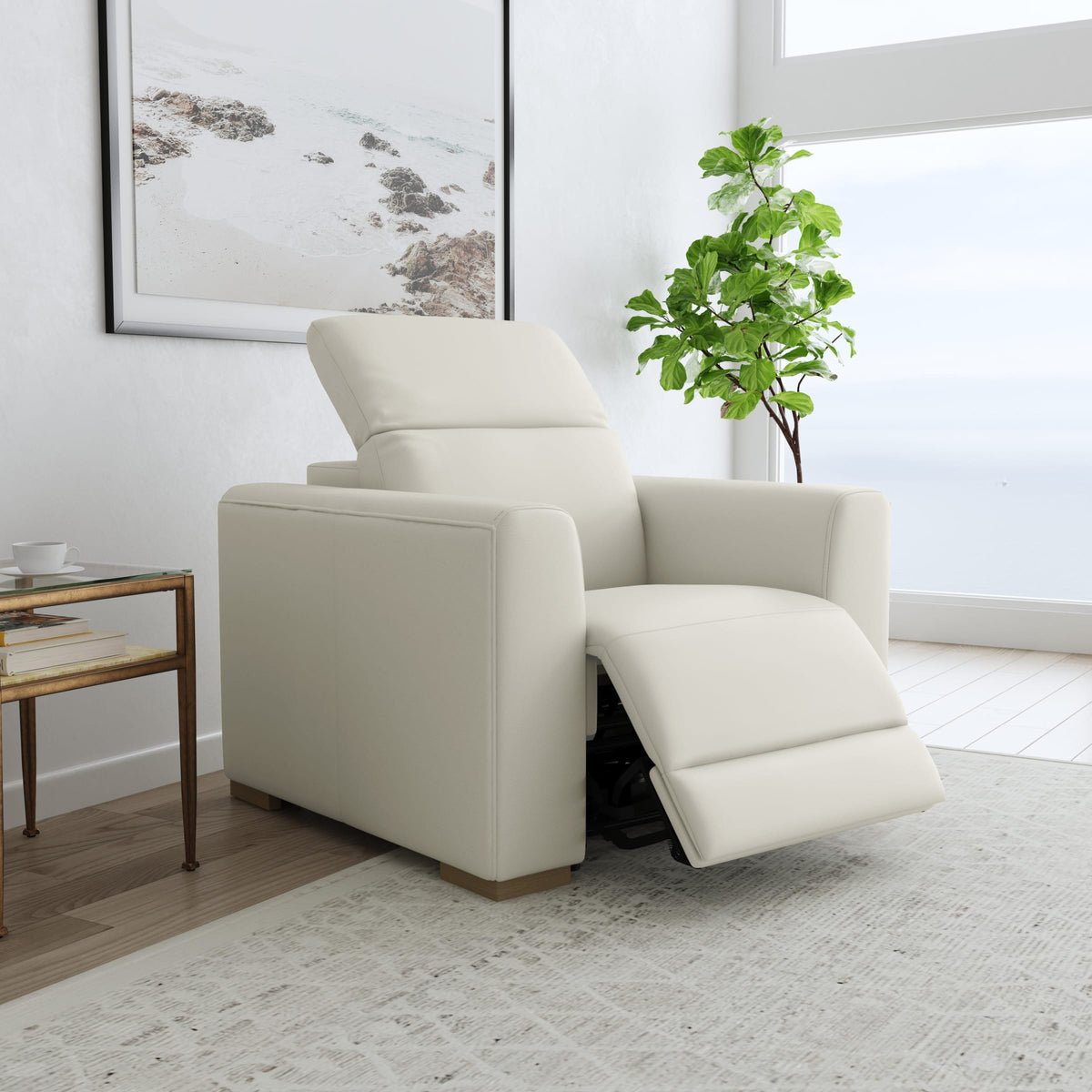 Flexsteel Aurora Power Recliner with Power Headrest