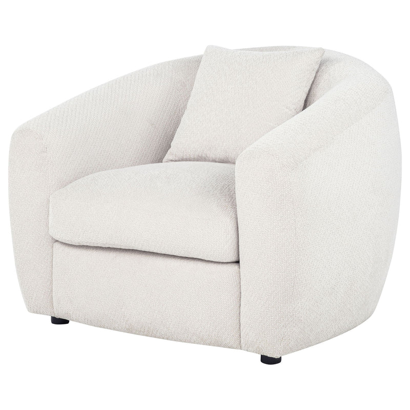 Isabella Fabric Upholstered Accent Chair Sand