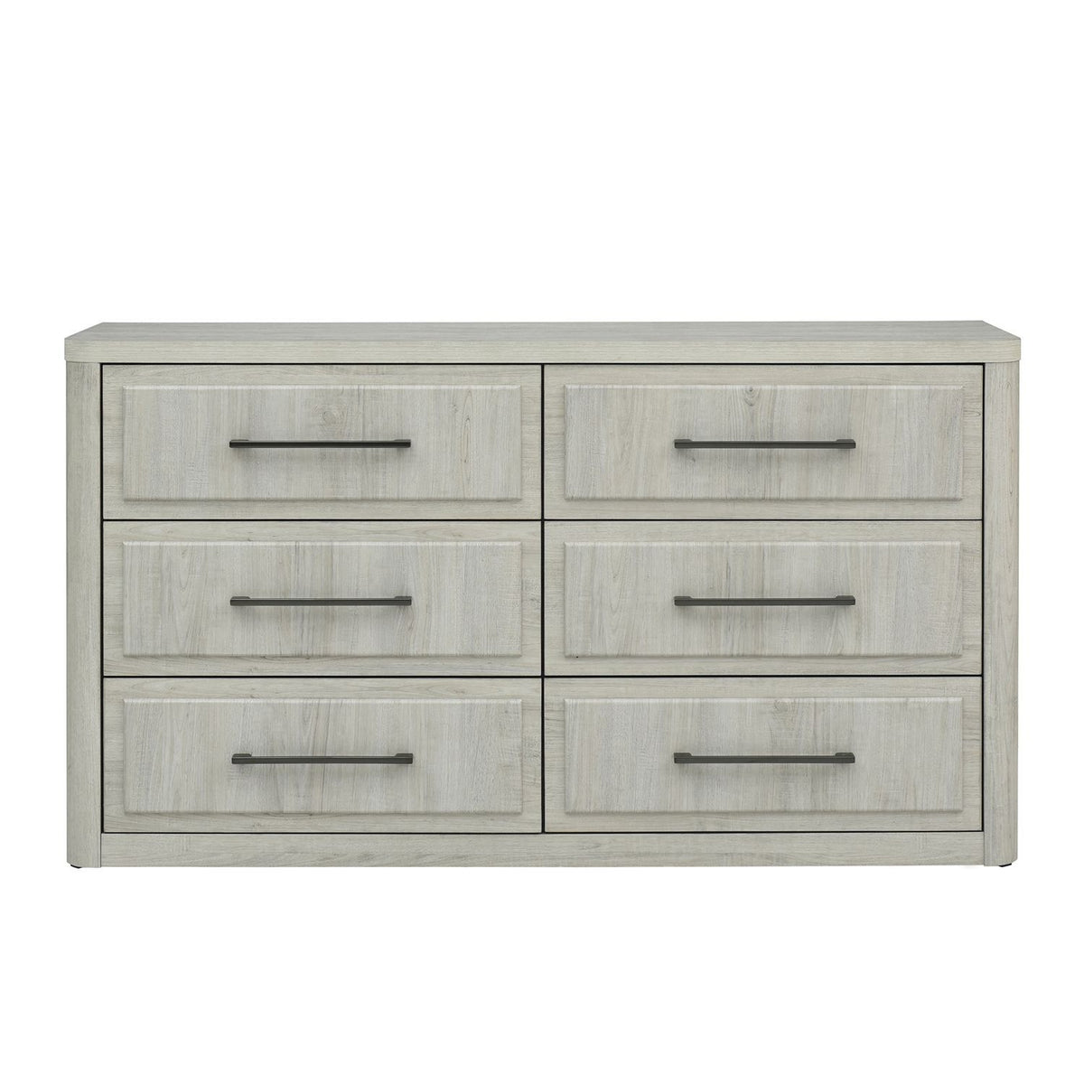 Modern Play - 6 Drawer Dresser - Natural White