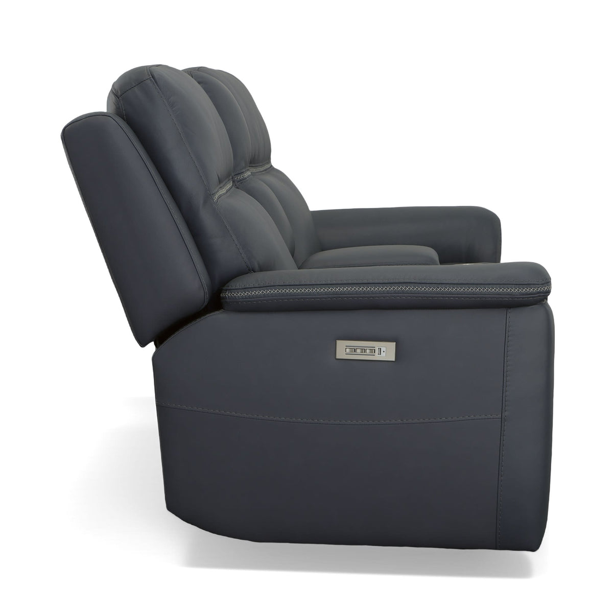 Flexsteel Sawyer Pwr Recl Loveseat w/ Console, Pwr Hdrsts, Lumbar