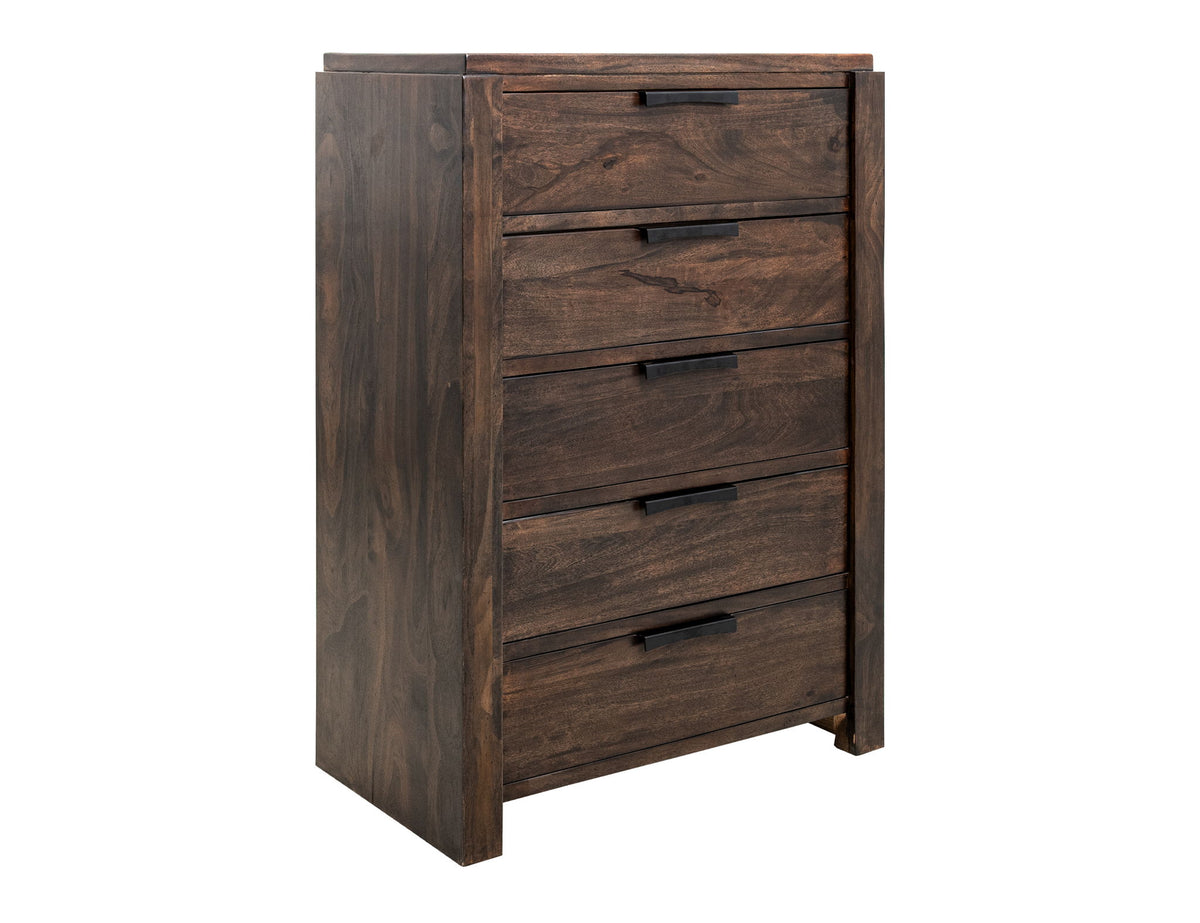 Raramuri - 5 Drawer Chest - Dark Brown
