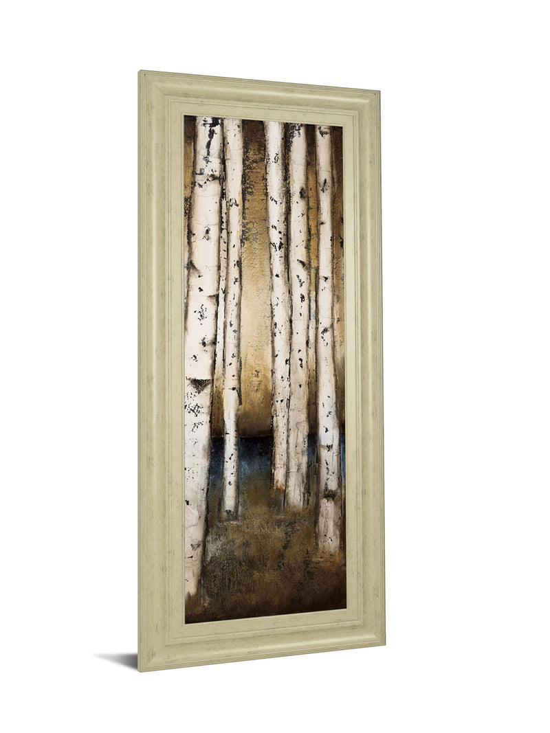 Birch Landing III By St Germain - Framed Print Wall Art - Beige