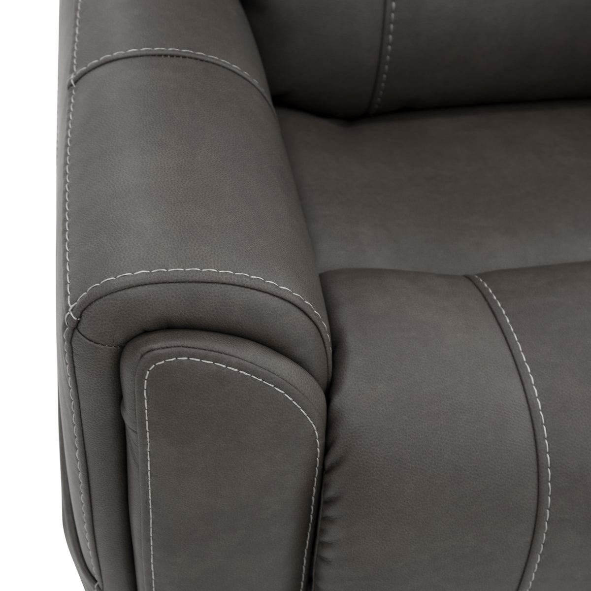 Flexsteel Carter Power Rocking Recliner with Power Headrest, Lumbar, Heat & Massage