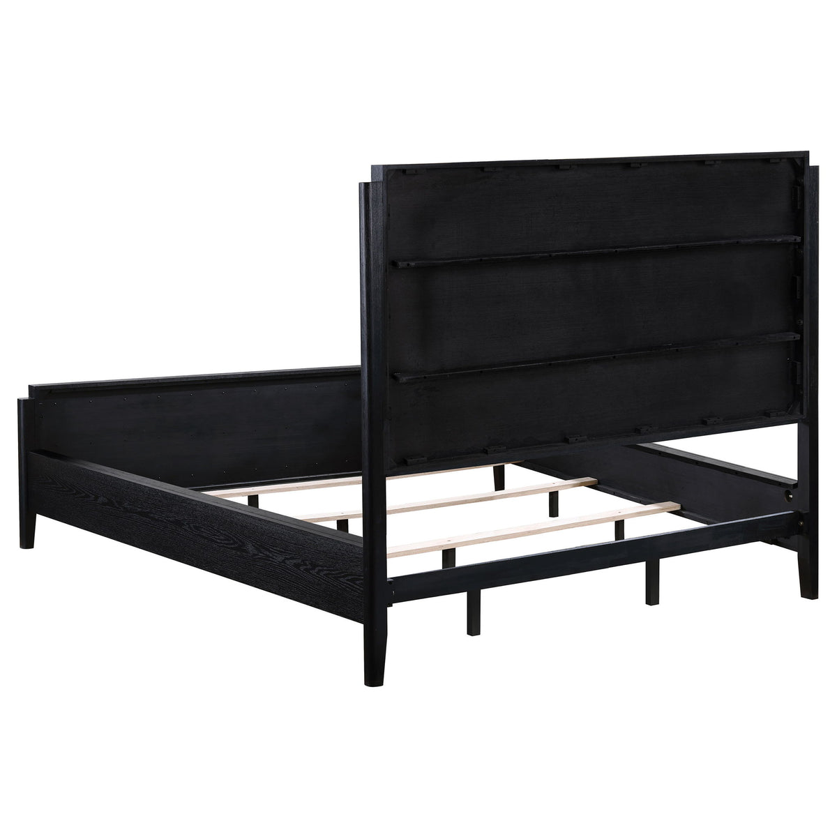 Brookmead 5-piece Upholstered Cal King Bedroom Set Black