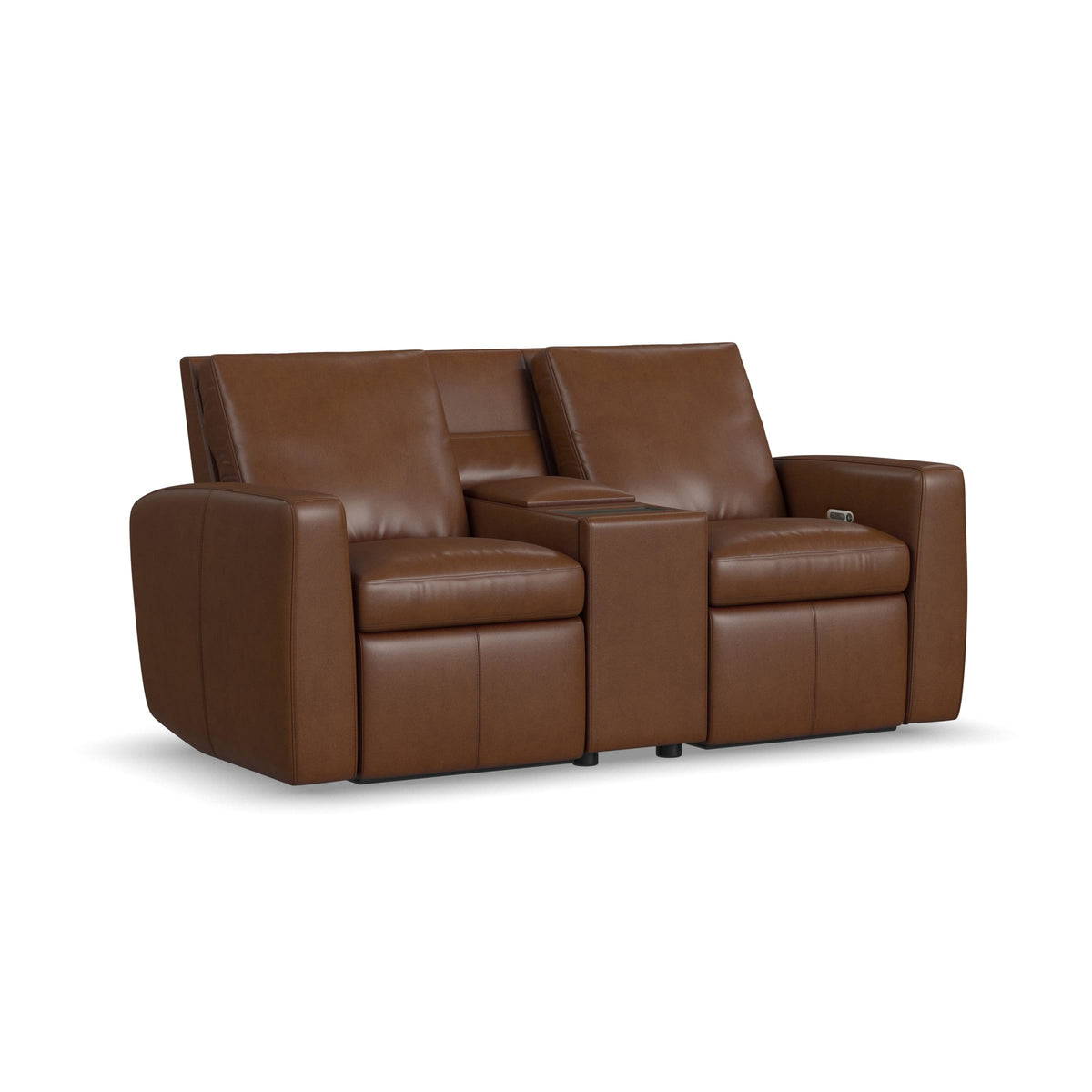 Flexsteel Aria Power Reclining Loveseat with Console