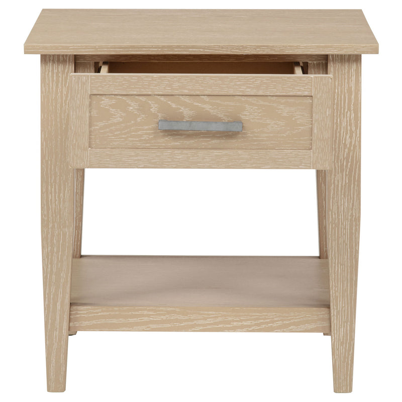 Lindenton 1-drawer Wood Occasional Side End Table Blonde