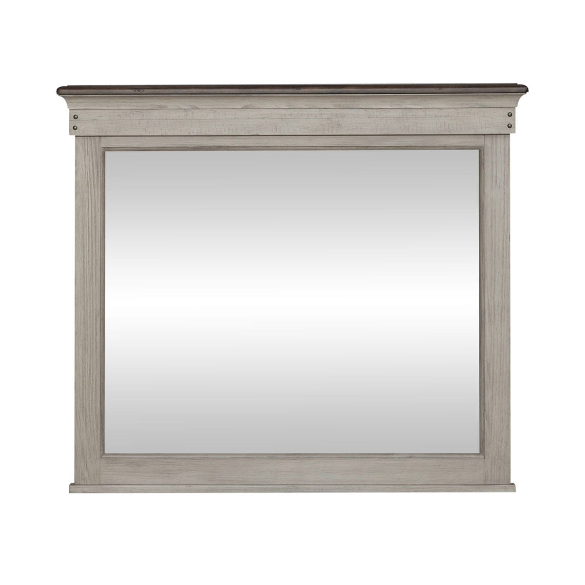 Ivy Hollow - Landscape Mirror - Weathered Linen / Dusty Taupe