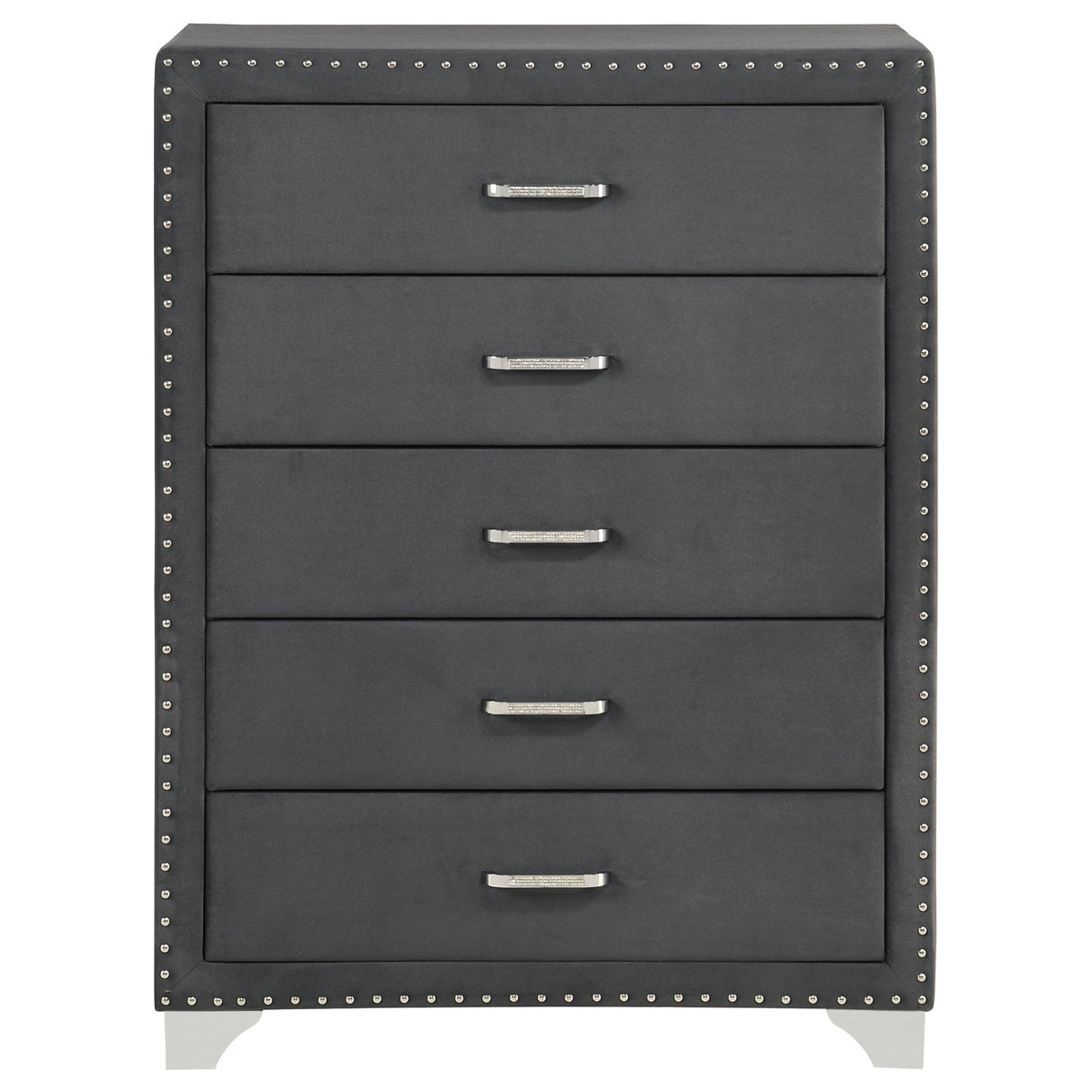 Melody 5-drawer Bedroom Chest Grey