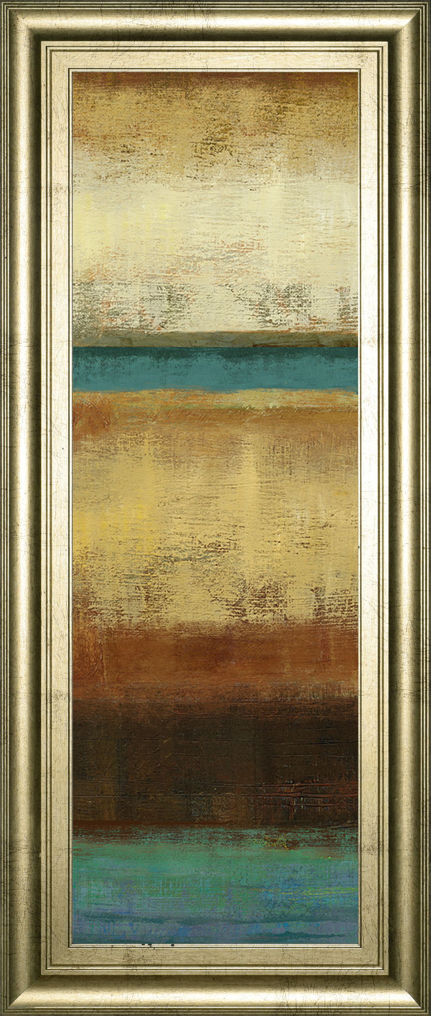 Earth By Allison Pearce - Framed Print Wall Art - Beige