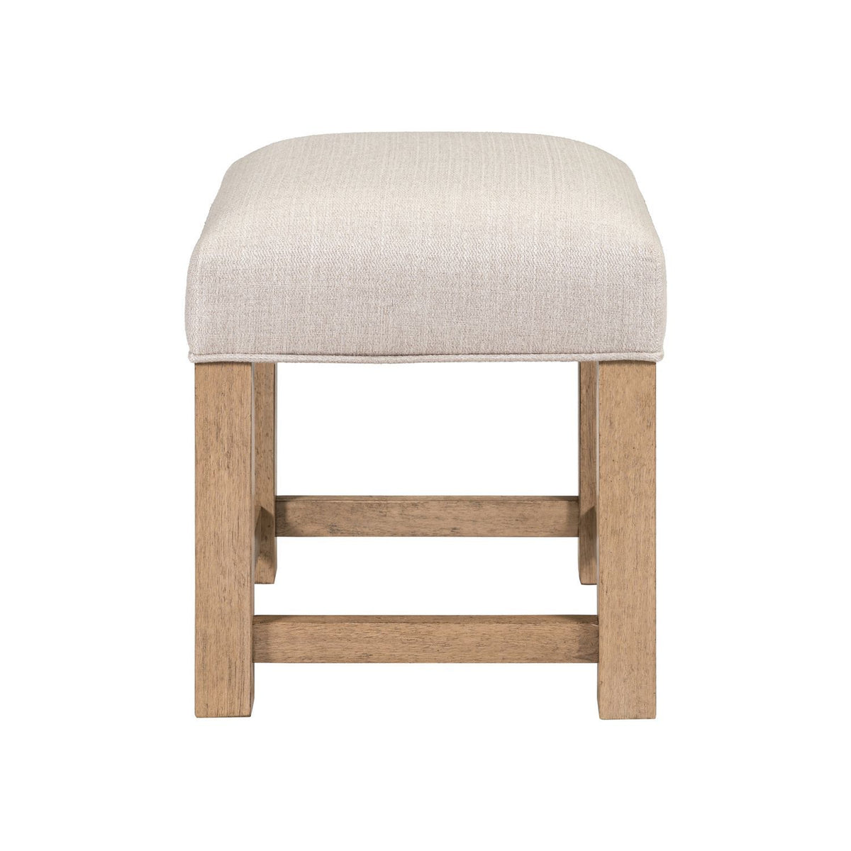 Corso - Upholstered Console Stool - Natural & Concrete