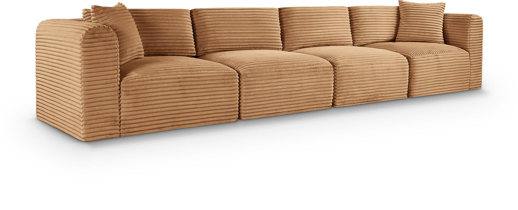 Shaggy - Fabric 4 Seat Modular Sofa