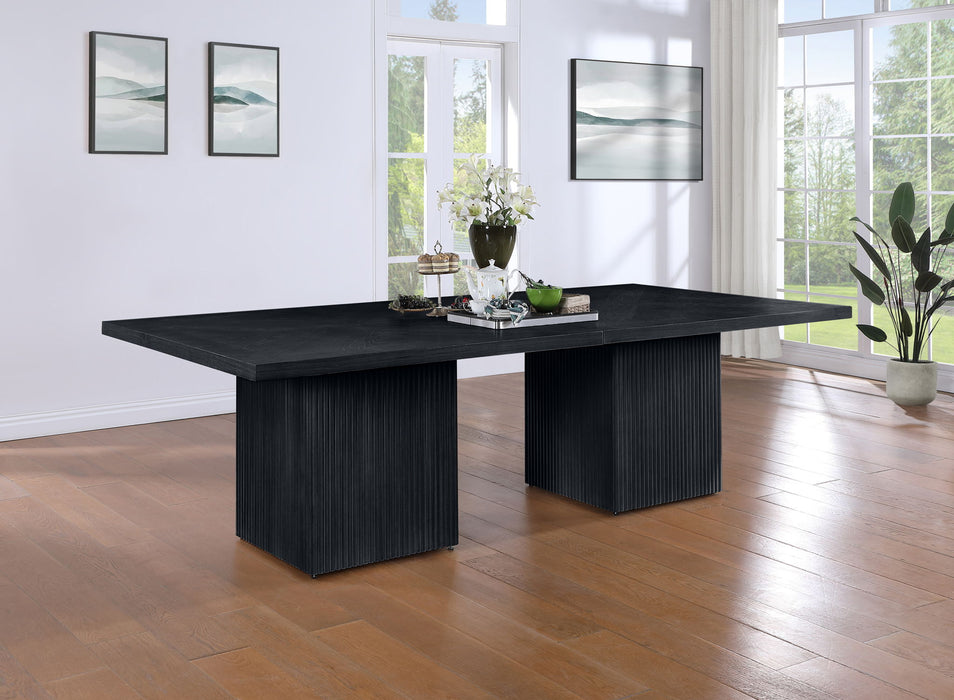 Belinda - Wood Modular Dining Table - Black