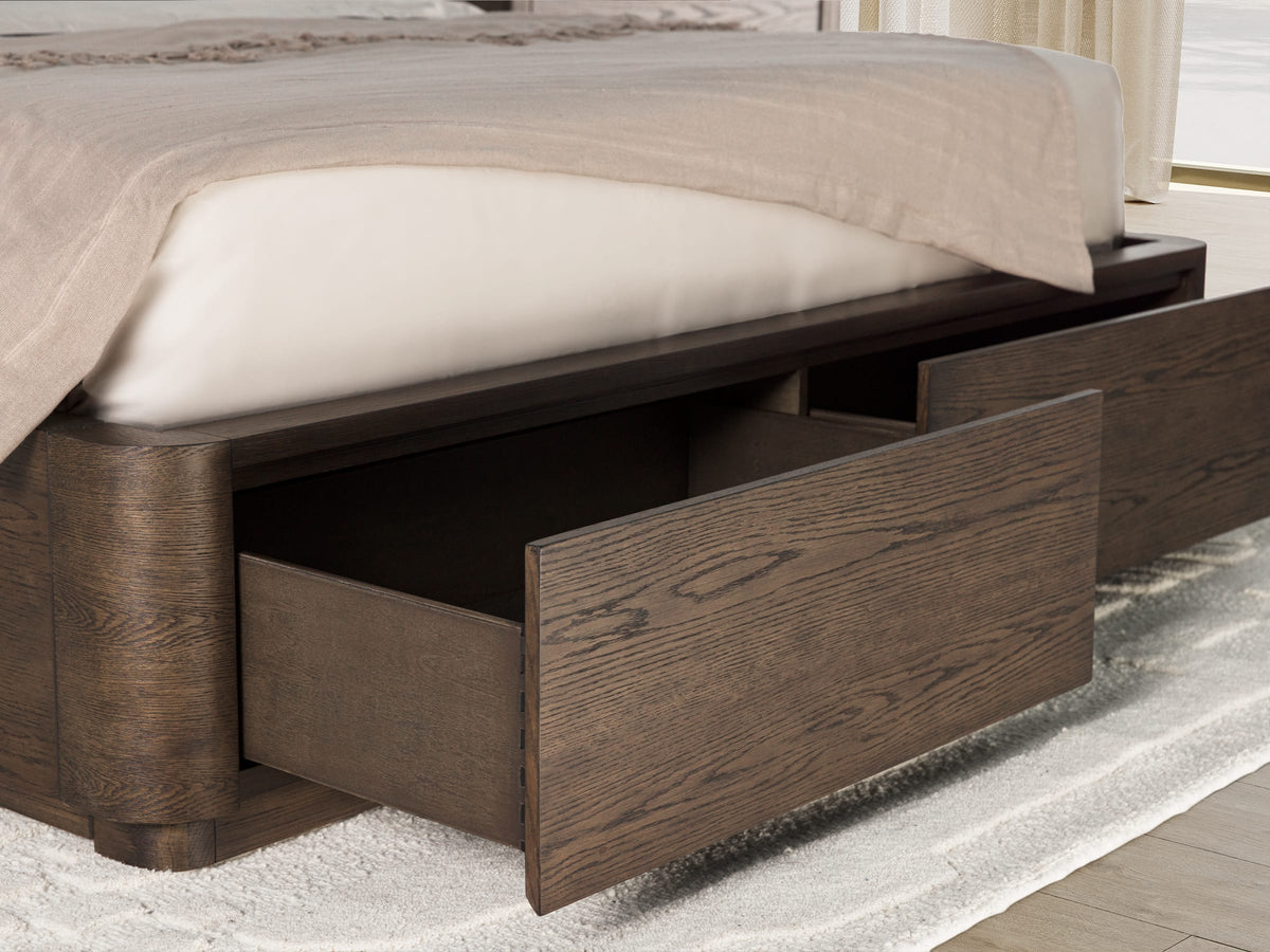 Flexsteel Athens Queen Panel Storage Bed