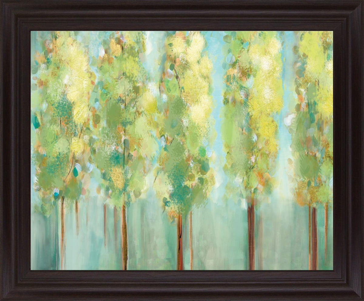 Turnwood - 28" x 34" Framed Wall Art - Green