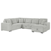 Devonshire Sleeper Sectional Sofa Storage Chaise