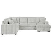 Devonshire Sleeper Sectional Sofa Storage Chaise