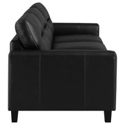 Scotland Faux Leather Upholstered Sofa Set