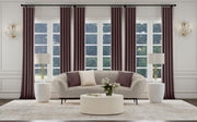 Ellorie Upholstered Channel Back Curved Sofa Beige Default Title