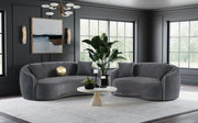 Brookside 2-piece Velvet Upholstered Sofa Set Dark Grey Default Title