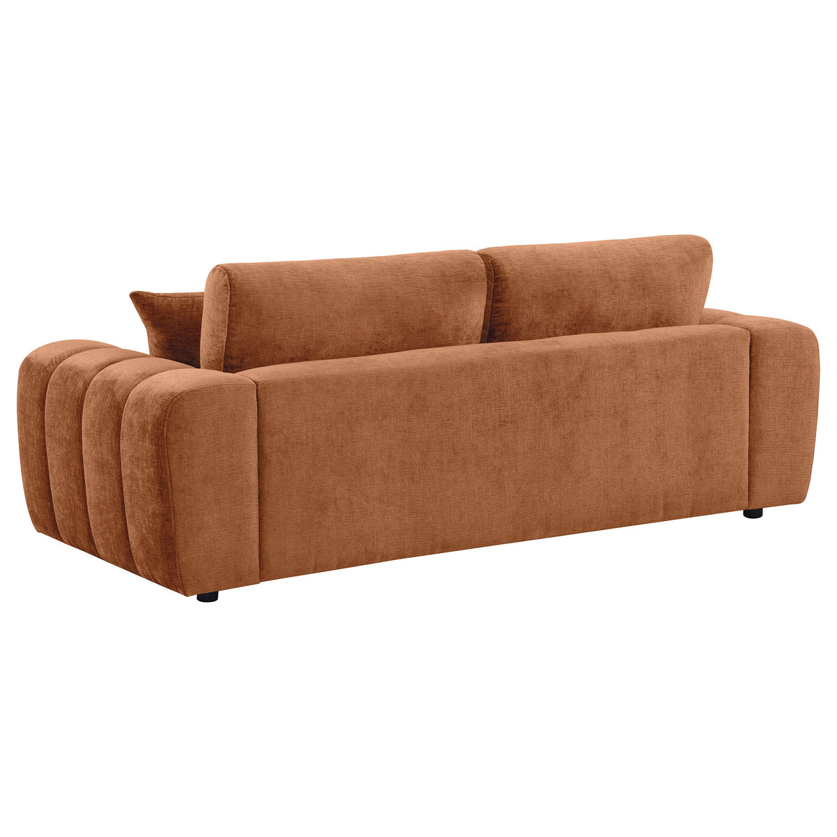 Burnett Chenille Upholstered Wide Arm Sofa