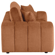 Burnett Chenille Upholstered Wide Arm Loveseat